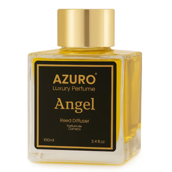 Odorizant camera Azuro Angel, difuzor cu betisoare, 100 ml, aroma lemnoasa, luxury perfume