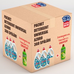 PACHET DETERGENT RUFE UNIVERSAL AZURO  MUSCHIO BIANCO 3 X 4,8L