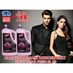 PACHET BALSAM CONCENTRAT ROYAL SOFTY ULTRA FRESH 5L X 2