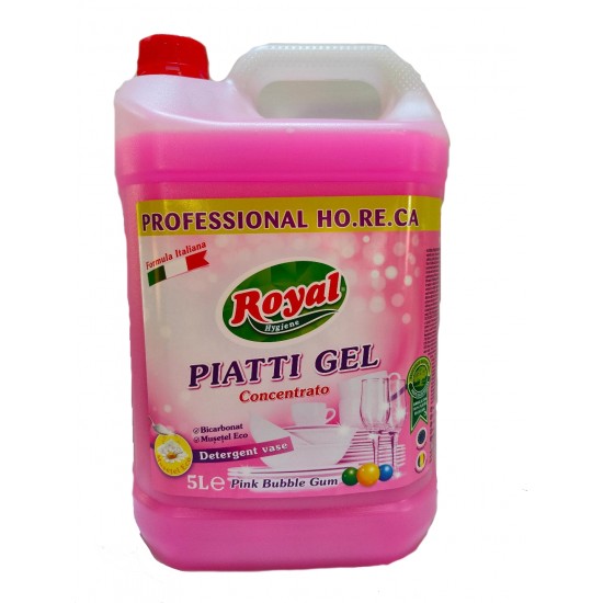 Detergent de Vase Royal Piatti Pink Bubble Gum 5L
