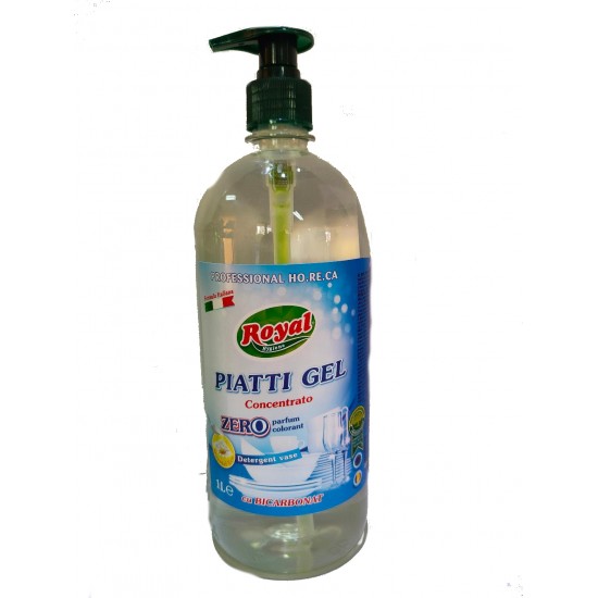 Detergent de Vase Royal Piatti Gel Zero 1 L