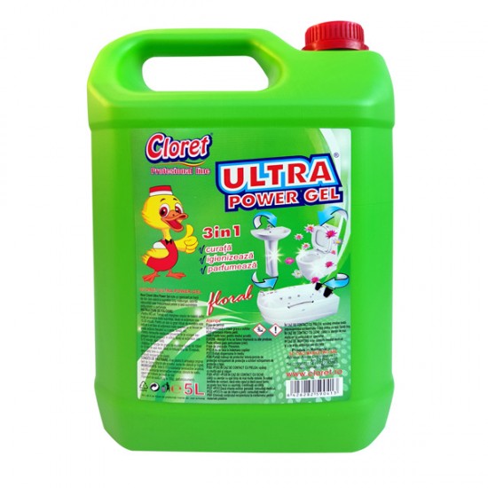Ultra Power Clor gel Floral 5 L